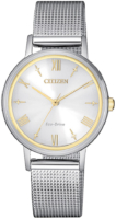 Citizen Eco Drive 180 Naisten kello EM0574-85A Hopea/Teräs Ø30 mm