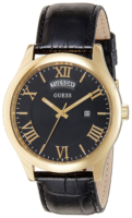 Guess Naisten kello W0792G4 Metropoliton Musta/Nahka Ø44 mm