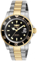 Invicta Miesten kello 26973 Pro Diver Musta/Kullansävytetty teräs