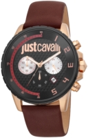 Just Cavalli 99999 Miesten kello JC1G063L0245 Musta/Nahka Ø44 mm