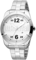 Just Cavalli Miesten kello JC1G106M0045 Valkoinen/Teräs Ø43 mm