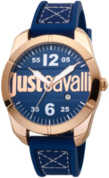 Just Cavalli Miesten kello JC1G106P0015 Sininen/Tekstiili Ø43 mm