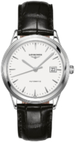 Longines Miesten kello L4.974.4.12.2 Flagship Valkoinen/Nahka Ø38.5