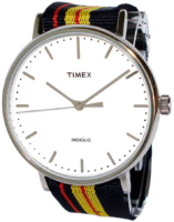Timex 99999 Miesten kello ABT524 Valkoinen/Tekstiili Ø41 mm