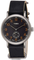 Timex Miesten kello TW2P86700 Weekender Musta/Nahka Ø40 mm