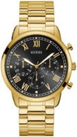 Guess Miesten kello W1309G2 Musta/Kullansävytetty teräs Ø44 mm