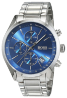 Hugo Boss Miesten kello 1513478 Chronograph Sininen/Teräs Ø43 mm