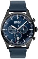 Hugo Boss Miesten kello 1513711 Sininen/Nahka Ø44 mm