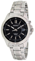 Seiko Miesten kello SKA537P1 Musta/Teräs Ø45 mm