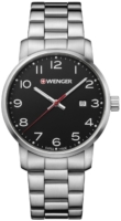 Wenger Miesten kello 01.1641.102 Musta/Teräs Ø42 mm