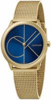 Calvin Klein Naisten kello K3M5255N Sininen/Kullansävytetty teräs