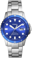 Fossil 99999 Miesten kello FS5669 Sininen/Teräs Ø42 mm