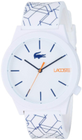 Lacoste 99999 Miesten kello 2010956 Valkoinen/Kumi Ø42 mm