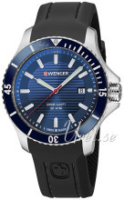 Wenger Seaforce Miesten kello 01.0641.119 Sininen/Kumi Ø43 mm