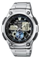 Casio Collection Miesten kello AQ-190WD-1AVEF Musta/Teräs Ø45.4 mm