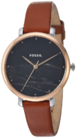 Fossil Jacqueline Naisten kello ES4378 Musta/Nahka Ø36 mm