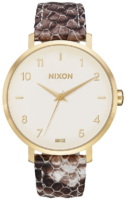 Nixon Naisten kello A10912890-00 Arrow Valkoinen/Nahka