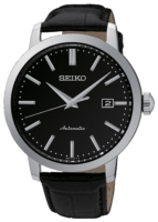 Seiko Dress Miesten kello SRPA27K1 Musta/Nahka Ø42 mm