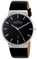 Skagen Ancher Miesten kello SKW6104 Musta/Nahka Ø40 mm