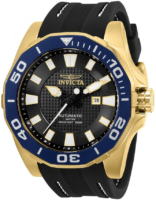 Invicta Miesten kello 30505 Musta/Kumi Ø53 mm