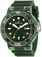 Invicta Miesten kello 32332 Vihreä/Kumi Ø51.5 mm