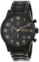 Hugo Boss Miesten kello 1513275 Chronograph Musta/Teräs Ø44 mm