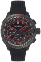 Nautica Miesten kello NAPMSB001 Musta/Kumi Ø46 mm