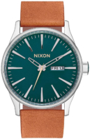 Nixon Miesten kello A1052535-00 Vihreä/Nahka Ø42 mm