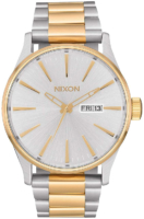 Nixon Miesten kello A3561921-00 Hopea/Kullansävytetty teräs Ø42 mm