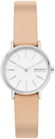 Skagen Naisten kello SKW2839 Signatur Valkoinen/Nahka Ø30 mm