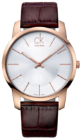 Calvin Klein Miesten kello K2G21629 City Hopea/Nahka Ø42 mm