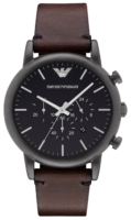 Emporio Armani Miesten kello AR1919 Dress Musta/Nahka Ø46 mm