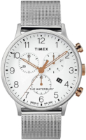 Timex Miesten kello TW2T36700 Classic Valkoinen/Teräs Ø40 mm