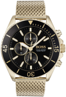 Hugo Boss Miesten kello 1513703 Musta/Kullansävytetty teräs Ø48 mm