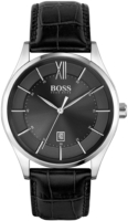 Hugo Boss Miesten kello 1513794 Distinction Musta/Nahka Ø42 mm