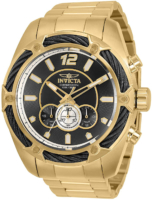 Invicta Miesten kello 31475 Bolt Musta/Kullansävytetty teräs Ø52 mm