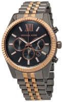 Michael Kors Miesten kello MK8561 Lexington Harmaa/Punakultasävyinen