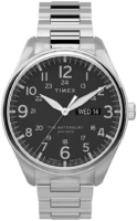 Timex Miesten kello TW2T71100 Musta/Teräs Ø42 mm