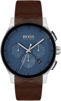 Hugo Boss Miesten kello 1513760 Sininen/Nahka Ø44 mm