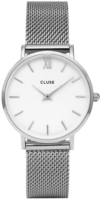 Cluse Naisten kello CW0101203002 Minuit Valkoinen/Teräs Ø33 mm