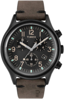 Timex Miesten kello TW2R96500 Musta/Nahka Ø41 mm