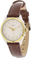 Timex Naisten kello TW2T66700 Valkoinen/Nahka Ø28.5 mm