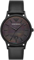 Emporio Armani Miesten kello AR11276 Musta/Nahka Ø43 mm