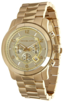 Michael Kors Miesten kello MK8077 Runway Samppanja/Kullansävytetty