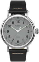 Timex Miesten kello TW2T69200 Standard Harmaa/Nahka Ø40 mm