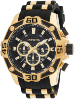 Invicta Miesten kello 33837 Musta/Kullansävytetty teräs Ø52 mm