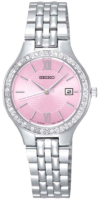 Seiko Dress Ladies Naisten kello SUR765P9 Pinkki/Teräs Ø28 mm