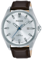 Pulsar Miesten kello PS9553X1 Hopea/Nahka Ø44 mm