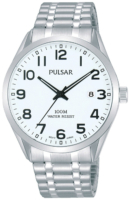 Pulsar 99999 Miesten kello PS9559X1 Valkoinen/Teräs Ø39 mm