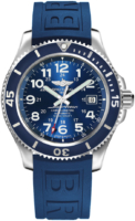 Breitling Miesten kello A17365D11C1S2 Superocean Ii 42 Sininen/Kumi